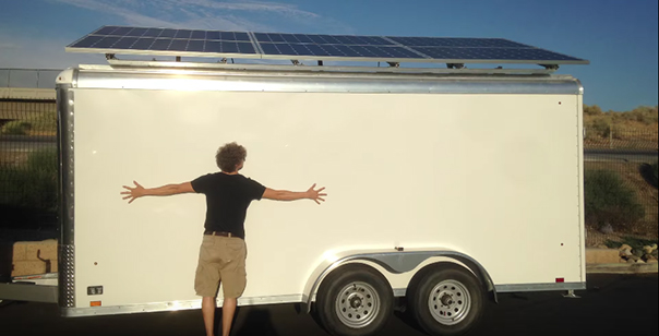 Trapdoor Social Solar Trailer